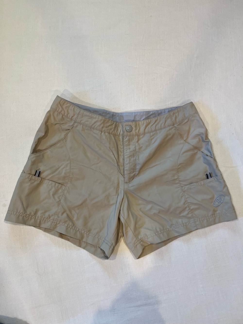 Women’s Athletic Shorts in Light Khaki - [Brand Unspecified]